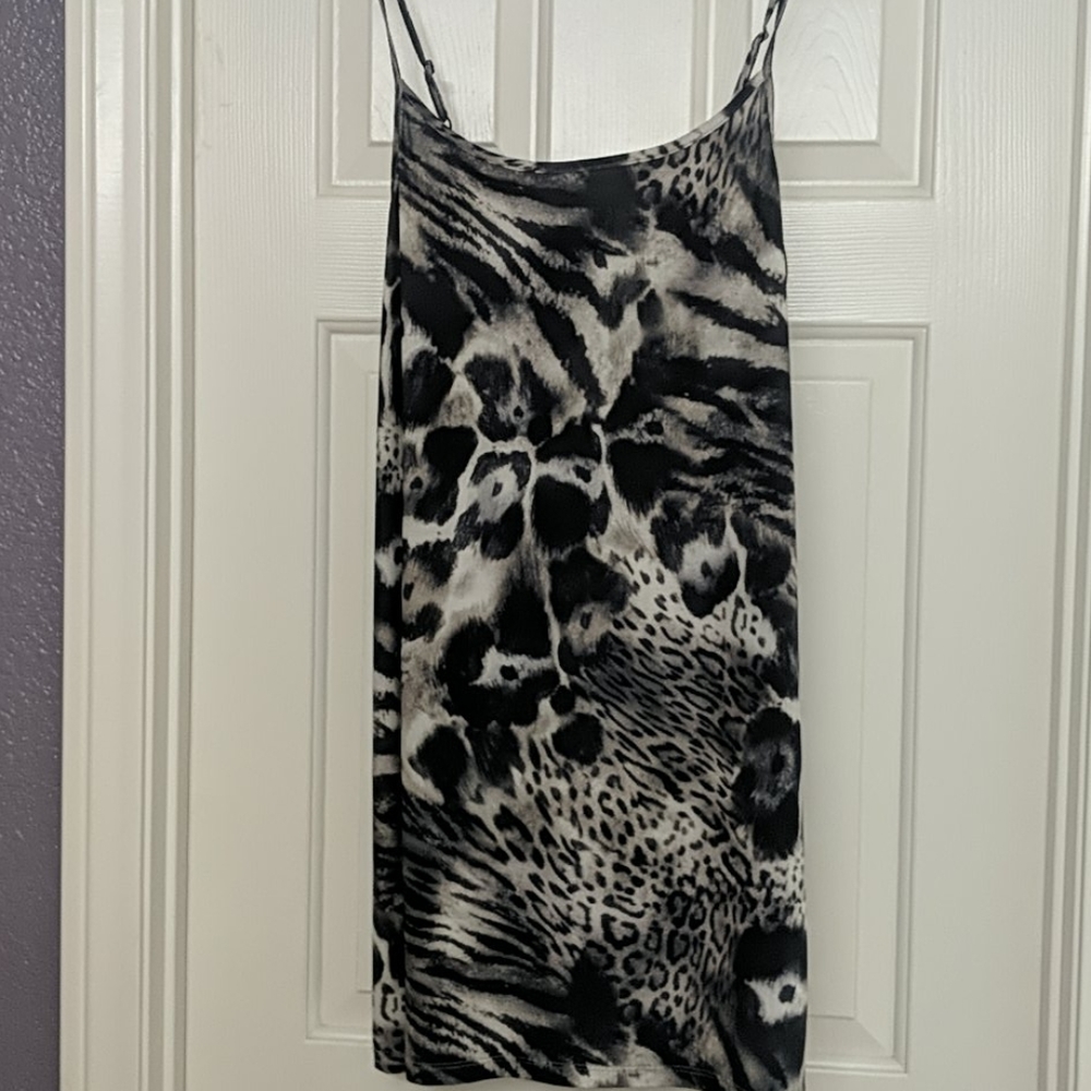 Funky Animal Print Casino Dress 👗